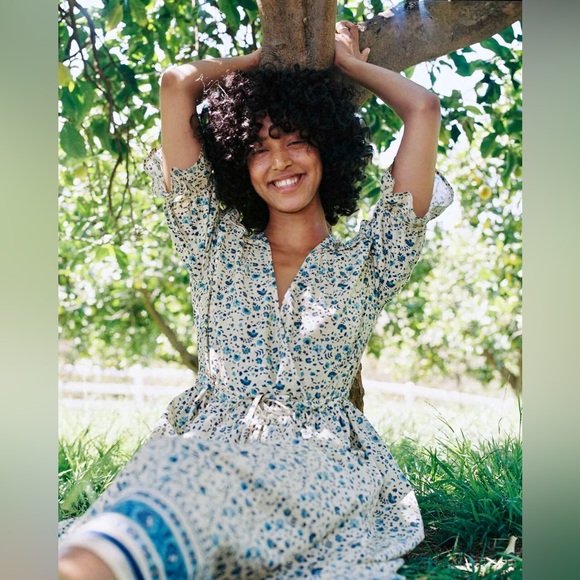 *SOLD* Christy Dawn Della Dress Silk-Cotton - Picture 5 of 9